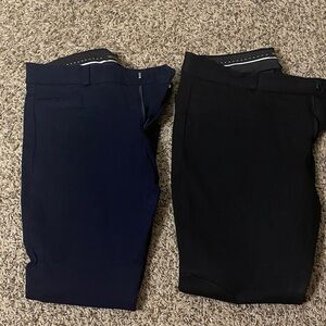 Banana Republic Sloan Black and Navy Pants